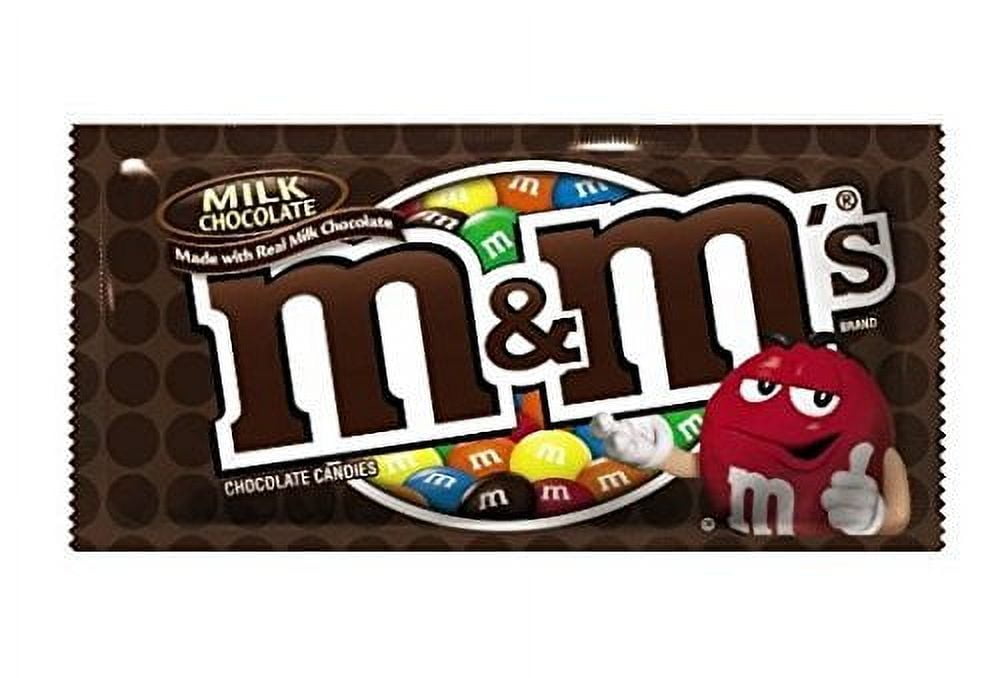 M&M's Chocolate Candies, Milk Chocolate, 1.69-Ounce Bags Pack of