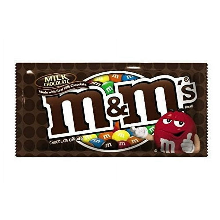 M&M’s M&M's Chocolate Candies, Milk Chocolate, 1.69-Ounce Bags Pack of