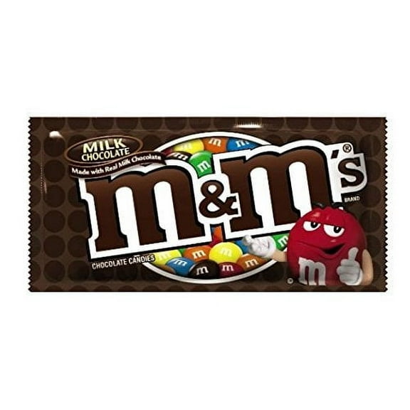 M&M's Chocolate Candies, Milk Chocolate, 1.69-Ounce Bags Pack of 48