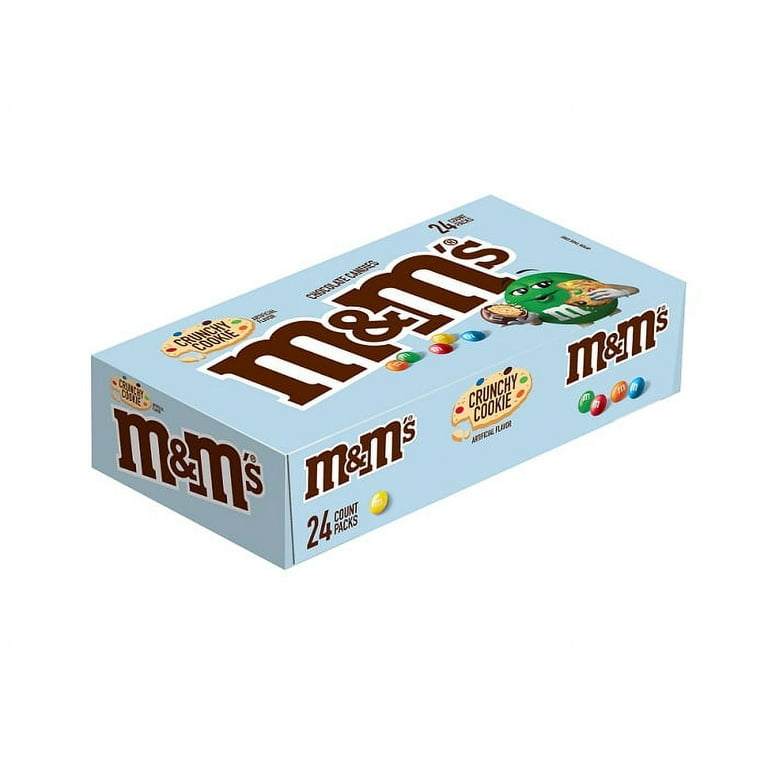 M&M's Crunchy Cookie Milk Chocolate Single Size Candy – 1.35 oz