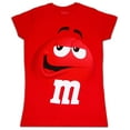 thumbnail image 1 of M&M's Chocolate Candy Character Face Juniors T-Shirt, 1 of 1