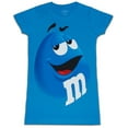 thumbnail image 1 of M&M's Chocolate Candy Character Face Juniors T-Shirt, 1 of 2