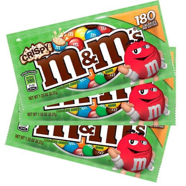 M&M's, Chocolate Crispy Candy, 1.35 Oz, 24 Ct - Walmart.com