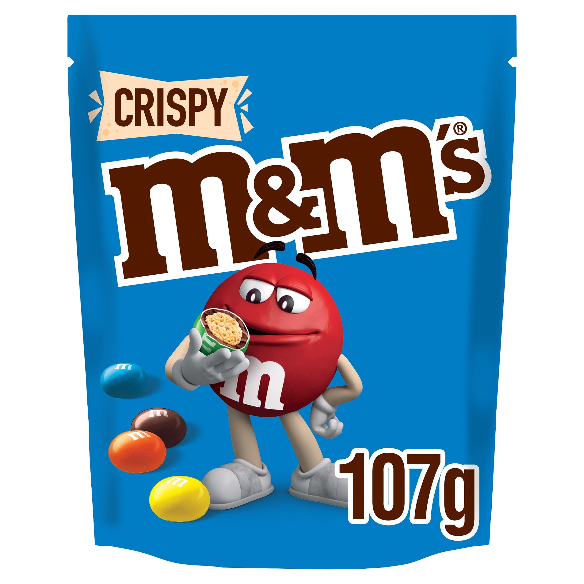 M&M's Crispy Milk Chocolate Bites 107g, Imported from Britain