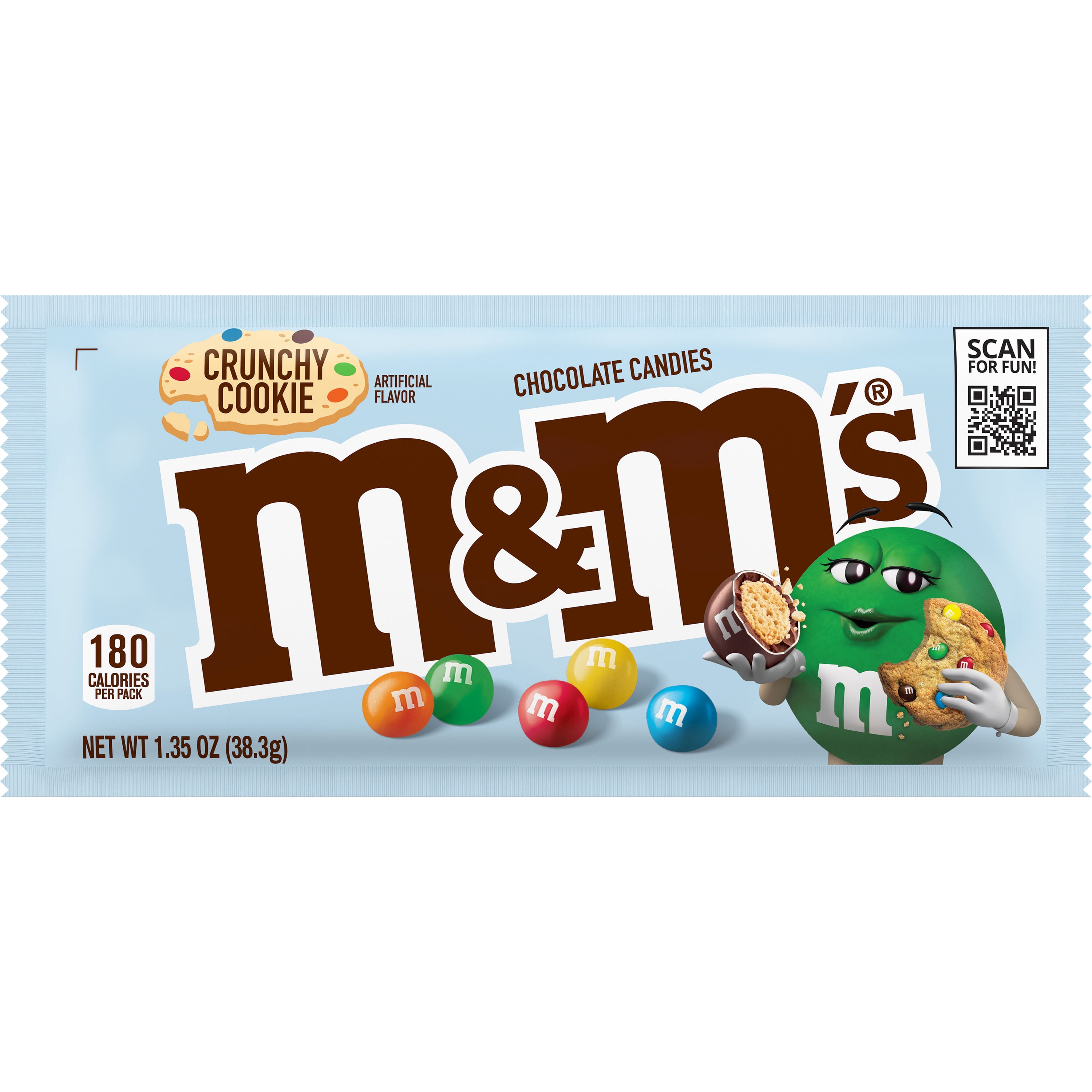  M&M's Crispy Chocolate Candy 1.35-Ounce Pouch 24-Count Box :  Everything Else