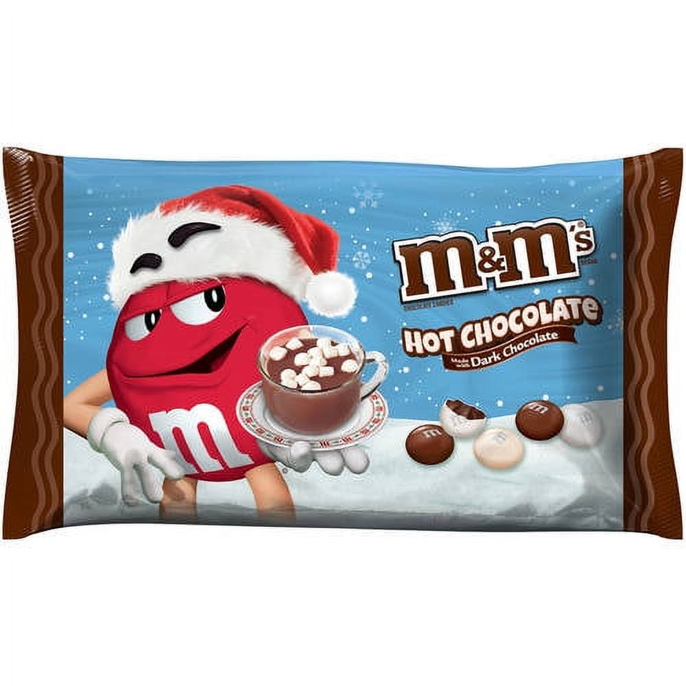 M&M's Dark Hot Chocolate made with Dark Chocolate Candy, 8 Oz.