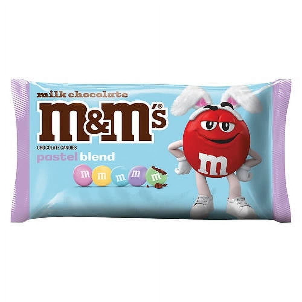 M&M's Easter Pastel Blend Milk Chocolate Candies, 10 oz 10 oz-Pack of 2
