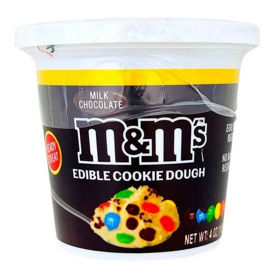 M&M's Edible Cookie Dough, 4 Ounce Tub - 8 Count Display Box