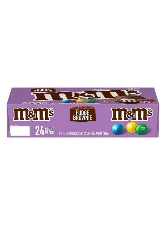 M&M's Fudge Brownie 1.41oz 24 Count