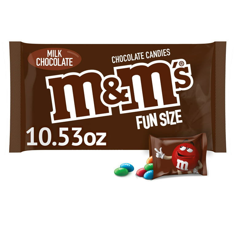 M & M Chocolate Candies, Fun Size, Chocolate Candy