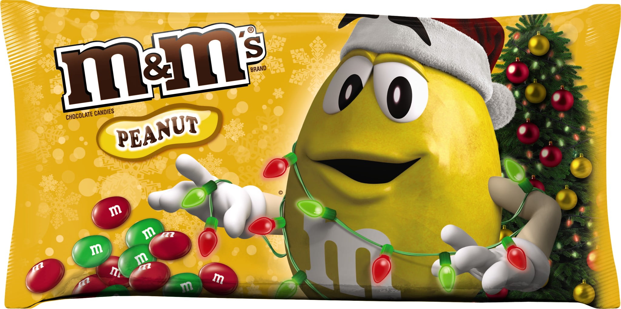 M&M's Peanut Butter Chocolate Candy For The Holidays 11.4 oz