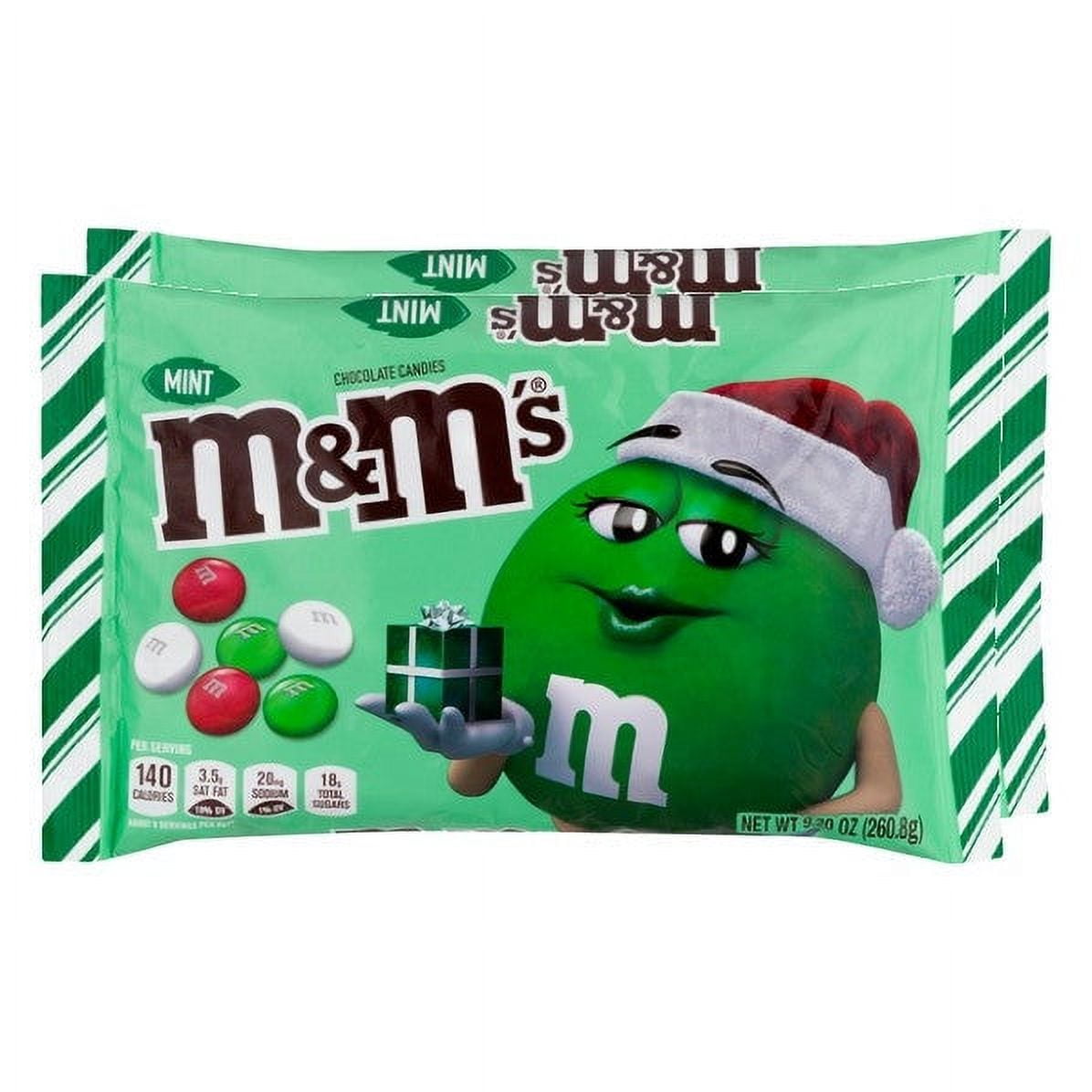 M&M'S Holiday Mint Chocolate Christmas Candy Bag, 9.2 oz - Fry's Food Stores