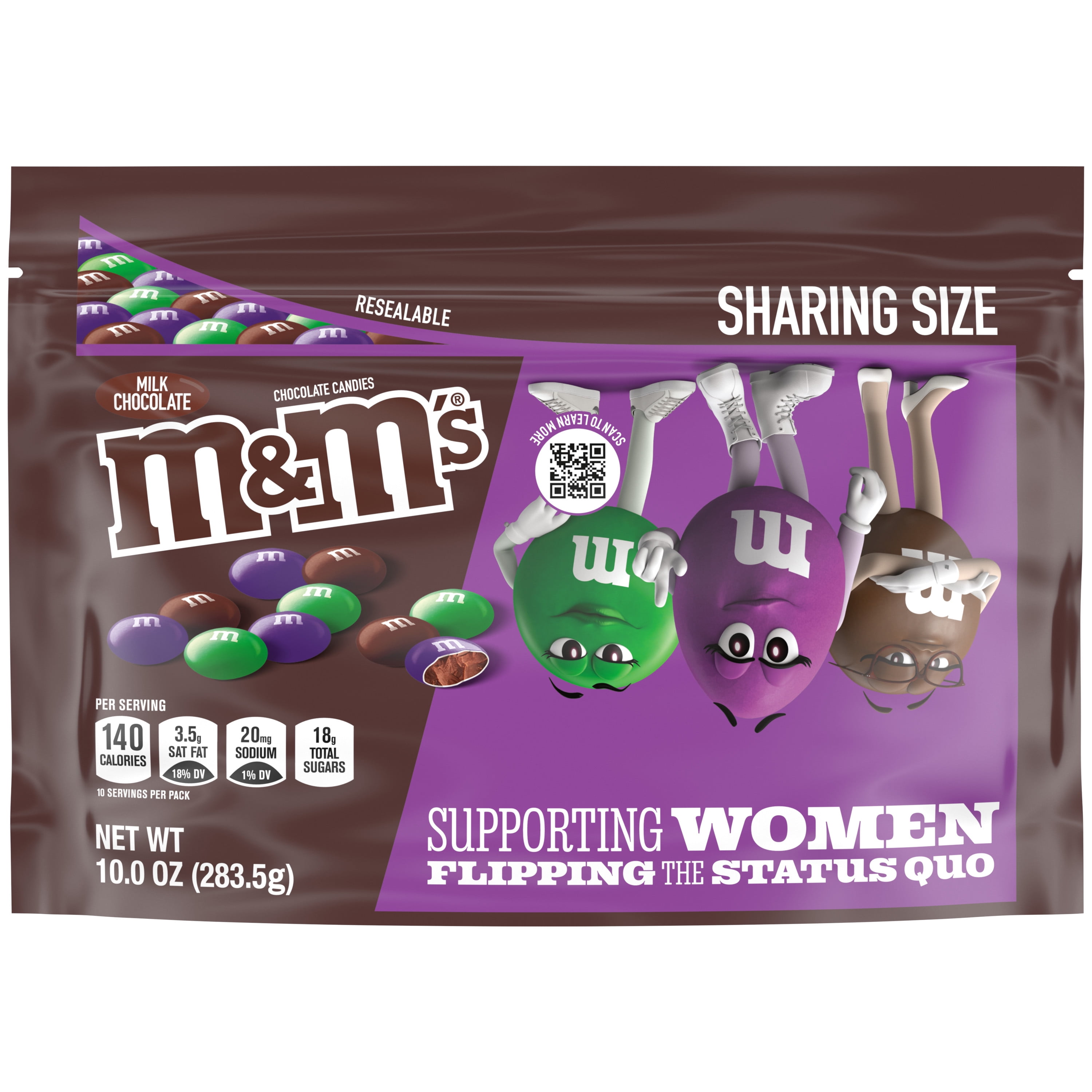 M&M's Candy, Sharing Size, Resealable Almond Milk Chocolate