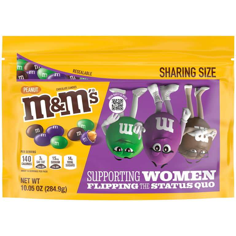 purple m&m package