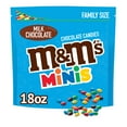 thumbnail image 1 of M&M's MINIS Milk Chocolate Candy, Family Size - 18 oz Bag, 1 of 12