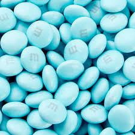 M&M's Milk Chocolate Candies Bulk Light Blue Pastel - Single Color - 10 lbs (Pack of 1)