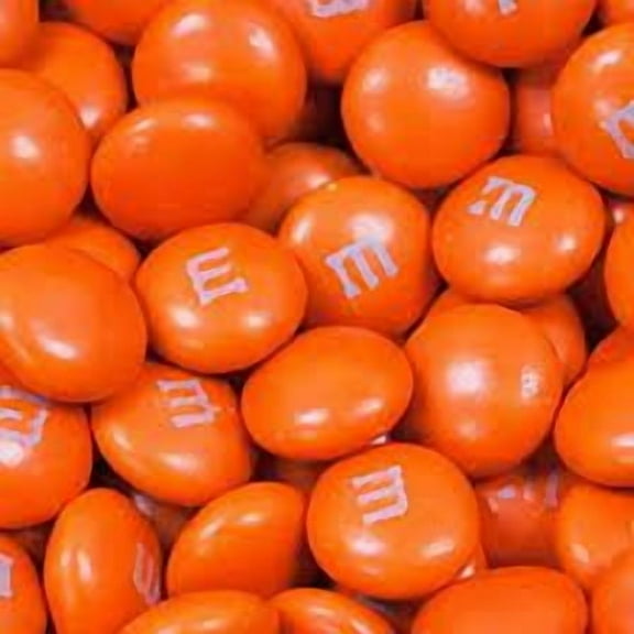 M&M's Milk Chocolate Candies Bulk Orange - Single Color - 10 lbs (Pack of 1)
