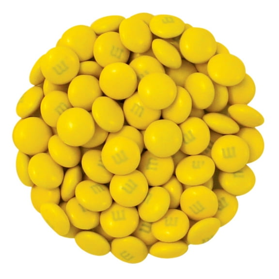 M&M's Milk Chocolate Candies Bulk Yellow - Single Color - 10 lbs (Pack of 1)