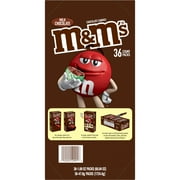 M&M's Milk Chocolate Candy, 1.69 Oz, 36 Count