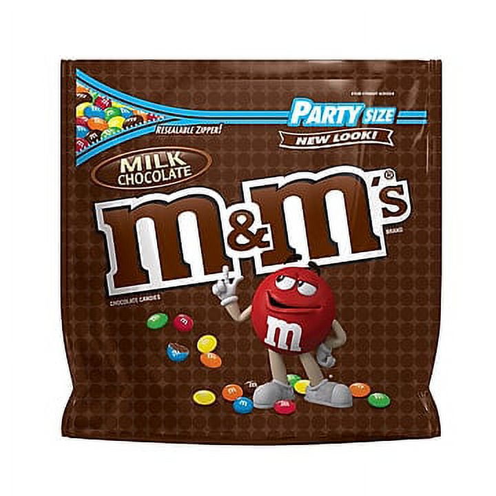 M&M'S Milk Chocolate Candy Sharing Size Resealable Bag, 10 oz