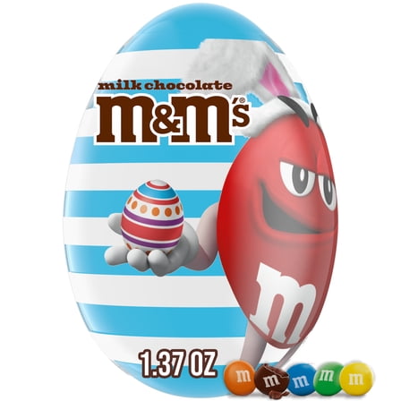 M&M's Milk Chocolate Candy Filled Easter Egg - 1.37 oz