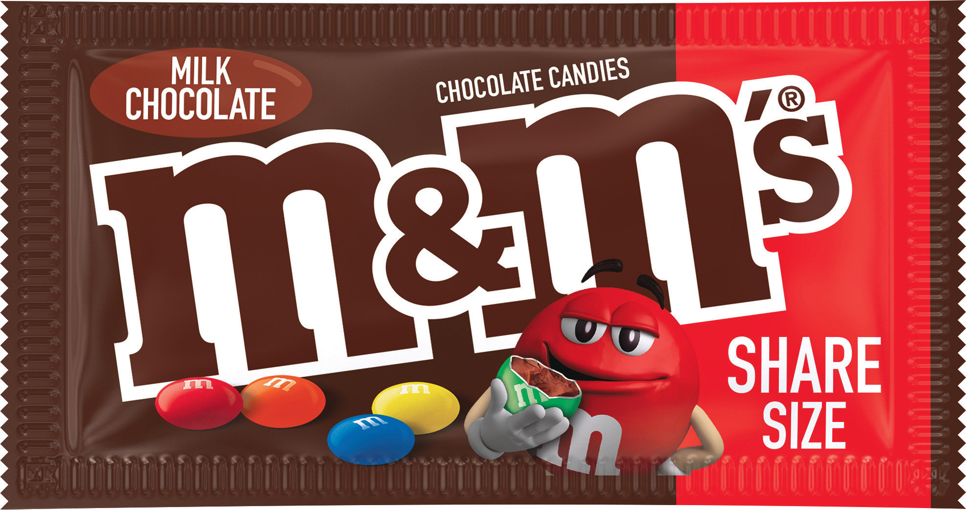 M&M's Milk Chocolate Candy, Share Size - 3.14 oz Bag - image 1 of 12