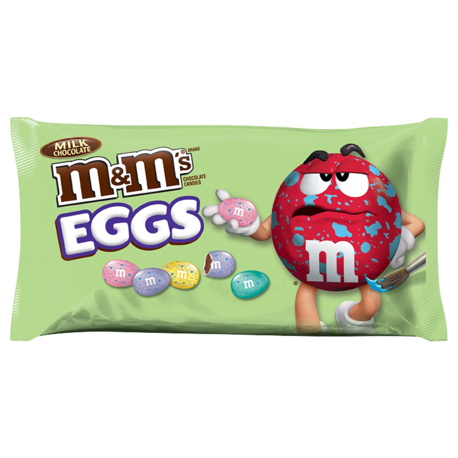 M&M's Party Size Peanut Milk Chocolate Pastel Easter Candy - 38 oz