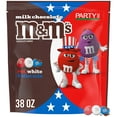 thumbnail image 1 of M&M's Milk Chocolate Candy Summer Bulk Pack, Party Size - 38 oz Bag, 1 of 13