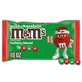 thumbnail image 1 of M&M's Milk Chocolate Christmas Candy - 10 oz Bag, 1 of 14
