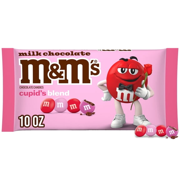 M&M's Milk Chocolate Cupid's Blend Valentine's Day Candy - 10 oz Bag