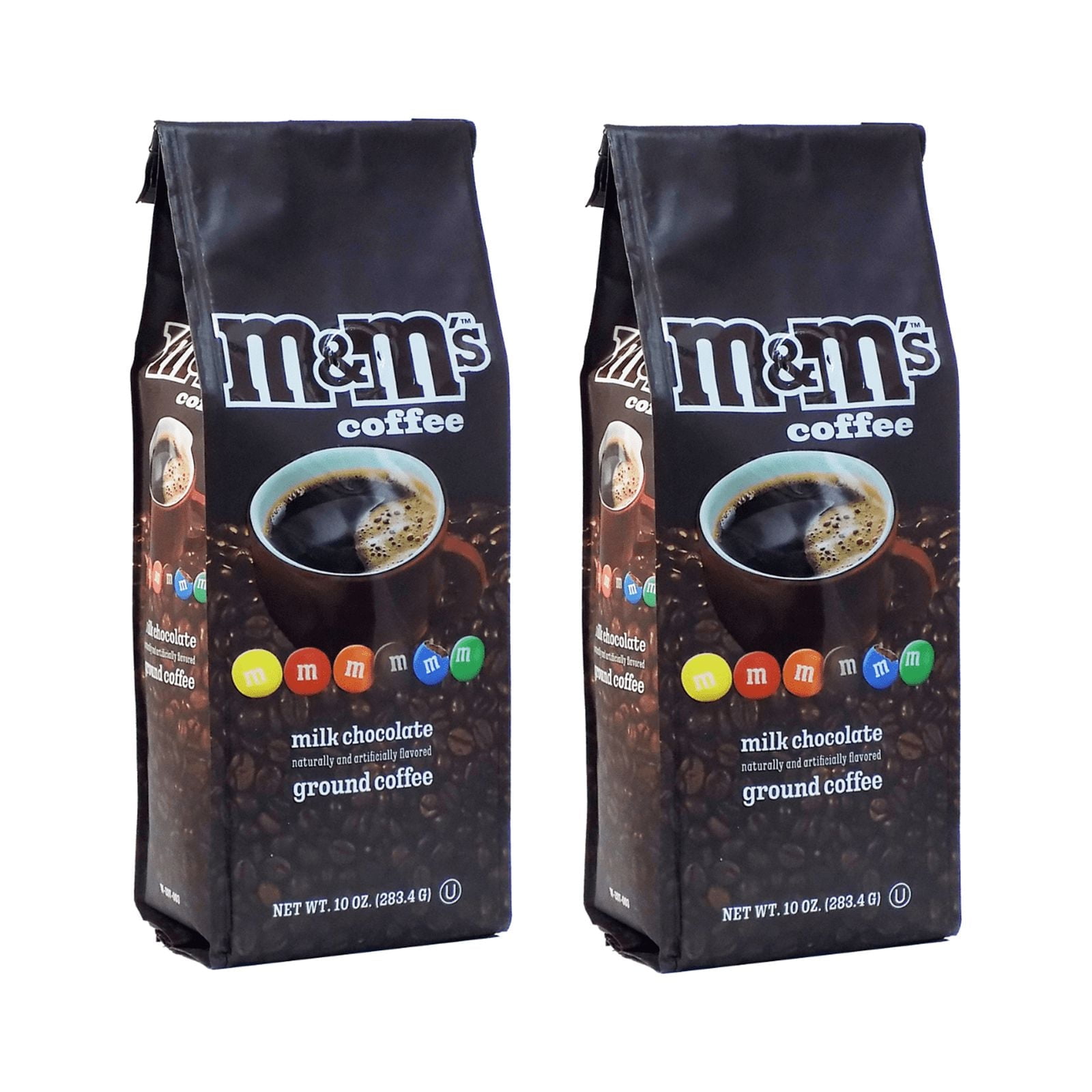 M&M's Milk Chocolate Flavored Ground Coffee, 10 oz bag, 2-pack