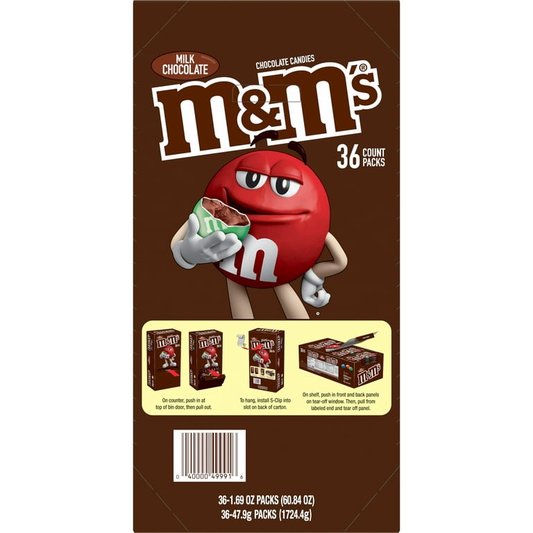 M&M's Chocolate Candies, Milk Chocolate 1.69 Oz