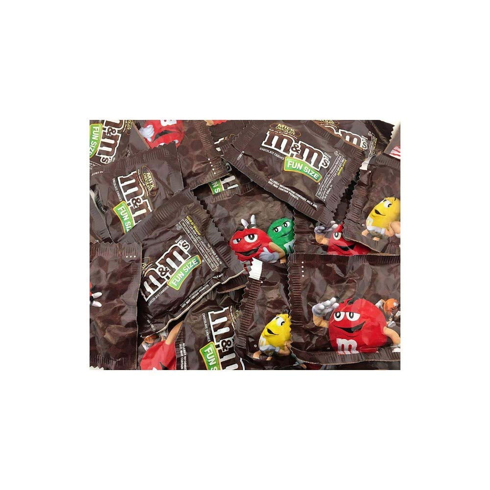 M&M's Fun Size Peanut Chocolate Candies - Bulk Display Tub