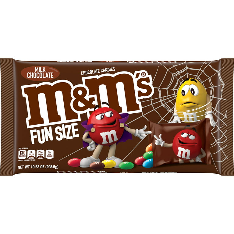 Peanut M&Ms Milk Chocolate - Fun Size Treat Packs