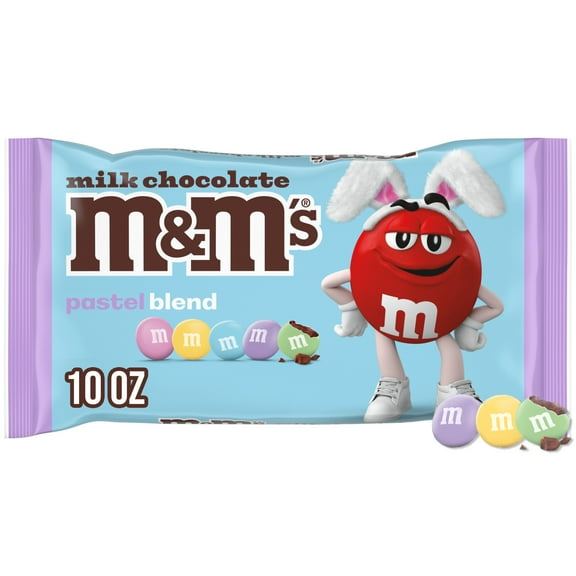 M&M's Milk Chocolate Pastel Blend Easter Candy - 10 oz Bag
