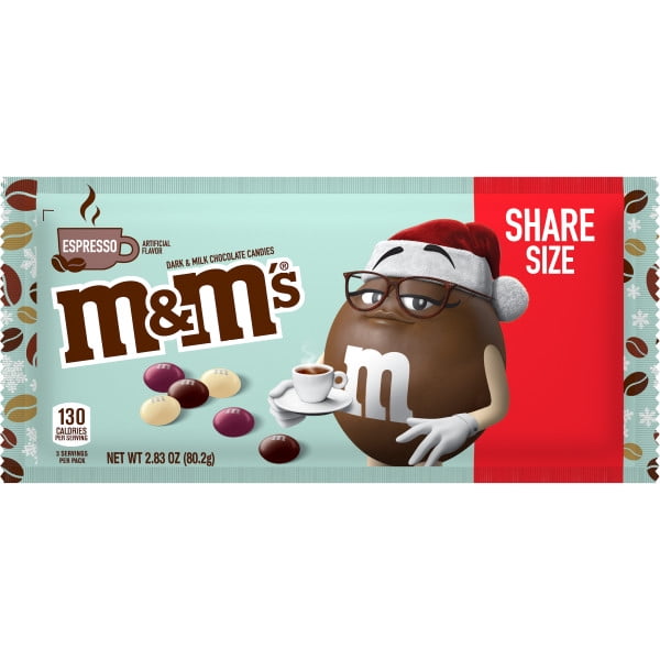 M&M's Crunchy Cookie Milk Chocolate Candy, Share Size - 2.83 oz Bag 