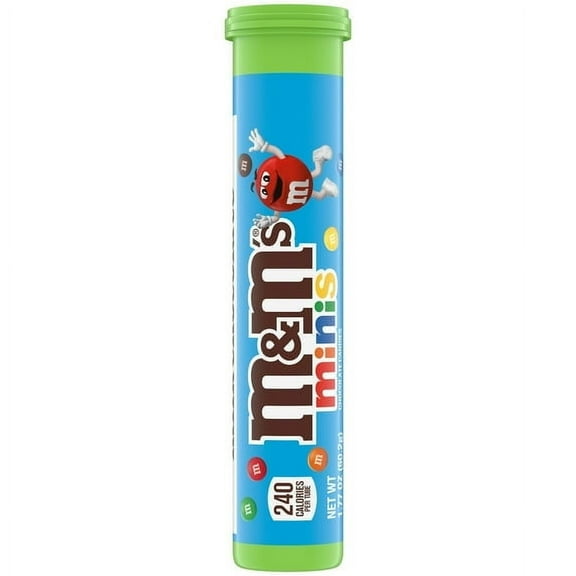 M&M's Minis Milk Chocolate Candy - 1.77 oz Mega Tube (Packaging May Vary) pack of 3