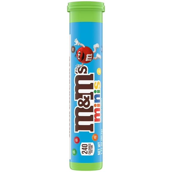 M&M's Minis Milk Chocolate Candy - 1.77 oz Mega Tube (Packaging May Vary)