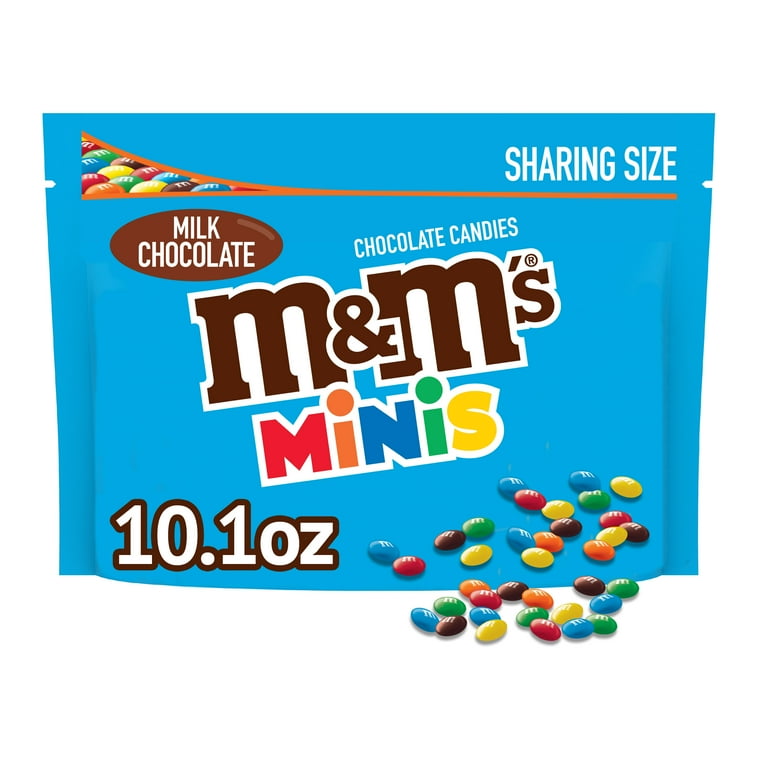 Mu0026M's Minis Milk Chocolate Candy Sharing Size - 10.1 oz Bag - Walmart.com