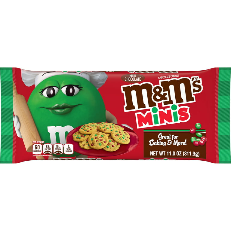 M&M's Minis Christmas Milk Chocolate Baking Bits - 11 oz bag
