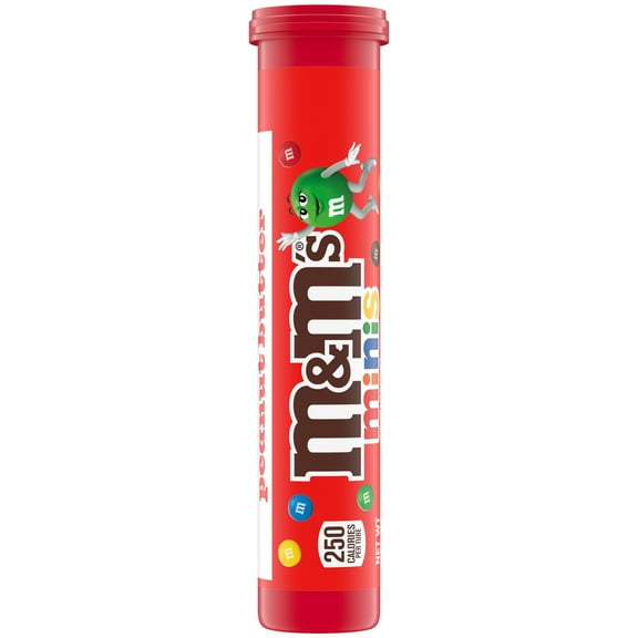 M&M's Minis Peanut Butter Milk Chocolate Candy - 1.74 oz Mega Tube (Packaging May Vary)