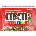 thumbnail image 1 of M&M's Minis Peanut Butter Milk Chocolate Candy, Sharing Size - 8.6 Oz. Bag-Pack of 2, 1 of 3