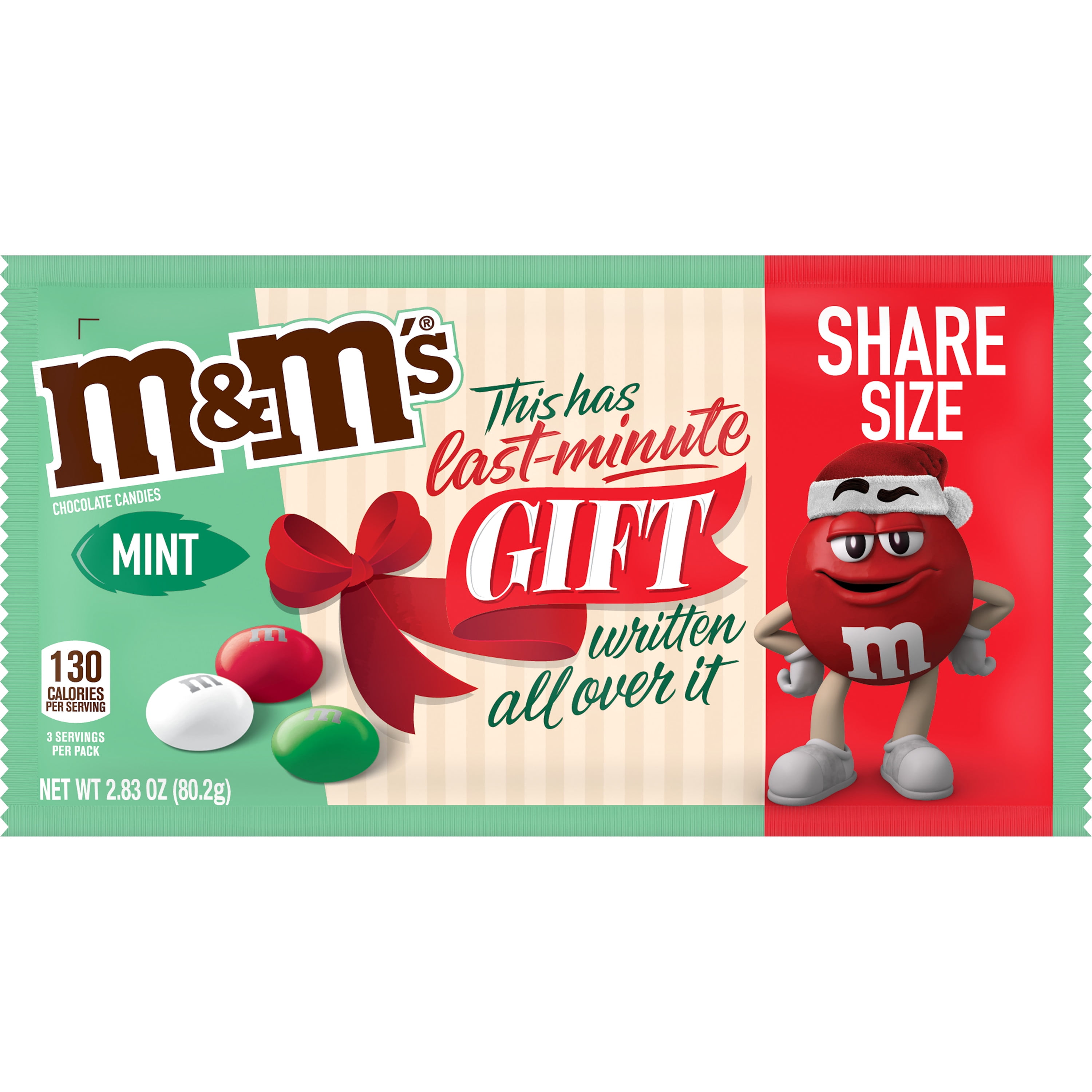  M&M'S Holiday Mint Chocolate Christmas Candy Assortment, 9.2 oz  Bag : Grocery & Gourmet Food