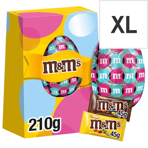 M&M's Mixed Milk Chocolate Easter Egg 210g, Imported from Britain