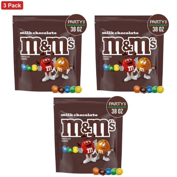 M&M's Party Size Milk Chocolate Candy - 38oz