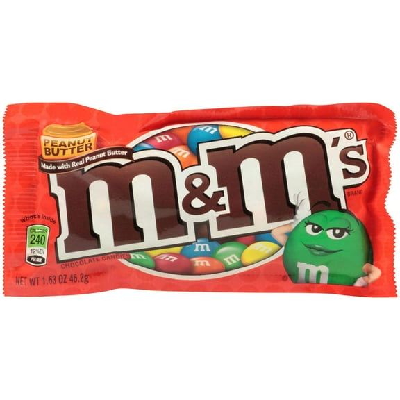 M&M's Peanut Butter 1.63 oz. bags, 24 ct. A1