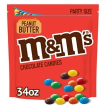 M&M's Peanut Butter Chocolate Graduation Party Candy, Party Size - 34 oz Bulk Bag