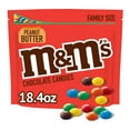 thumbnail image 1 of M&M's Peanut Butter Milk Chocolate Candy Family Size - 18.4 oz Bag, 1 of 15