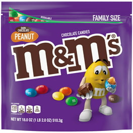 M&M'S Peanut Milk Chocolate Candy Sharing Size Bag, 10.7 oz - Harris Teeter