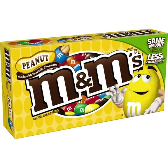 M&M's Peanut Milk Chocolate Candy, 3.4 Oz.